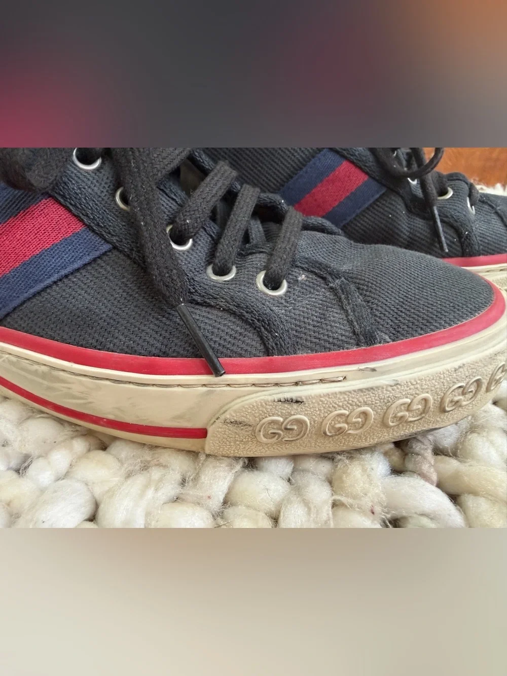 Gucci Tennis 1977 Men’s Canvas Sneaker.